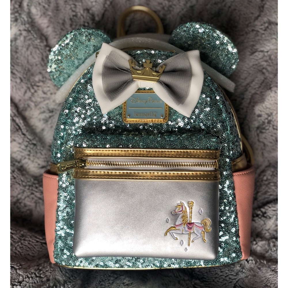 Loungefly Main Attraction Carousel Backpack